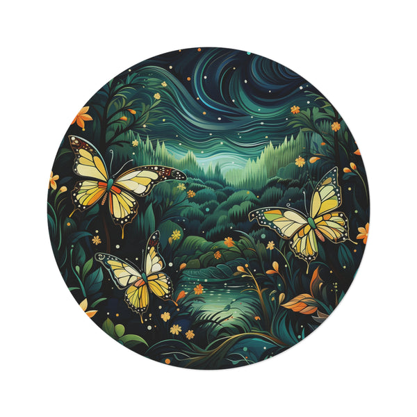 Enchanting Butterfly Haven Rug